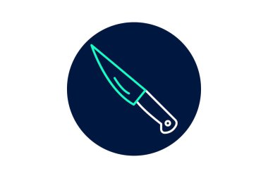 Bıçak neonglow, vektör, piksel mükemmel, illüstratör dosyası