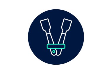 Tong neonglow, vektör, piksel mükemmel, illüstratör dosyası