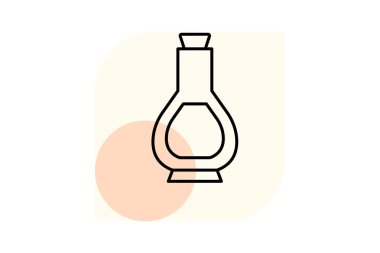 Pişirme Yağı asgari taslak, vektör, piksel mükemmel, illüstratör dosyası