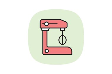 Karıştırıcı pastel özü, vektör, piksel mükemmel, illüstratör dosyası