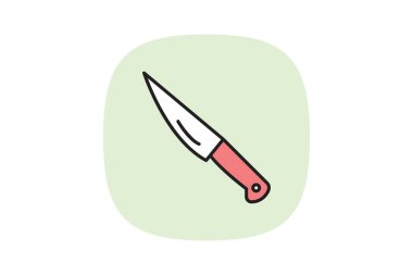 Bıçak pastel özü, vektör, piksel mükemmel, illüstratör dosyası