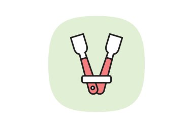 Tong pastel özü, vektör, piksel mükemmel, illüstratör dosyası