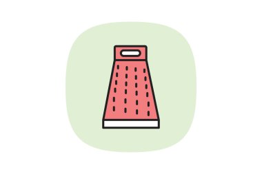 Peynir rendelenmiş pastel özü, vektör, piksel mükemmel, illüstratör dosyası