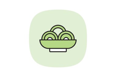 Erişte pastel özü, vektör, piksel mükemmel, illüstratör dosyası