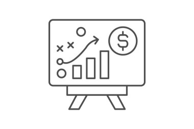 İş Stratejisi, vektör, piksel mükemmel, illüstratör dosyası