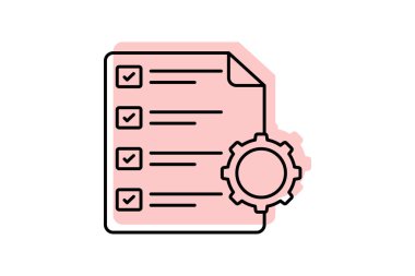 Üretim Planlama, vektör, piksel mükemmel, illüstratör dosyası