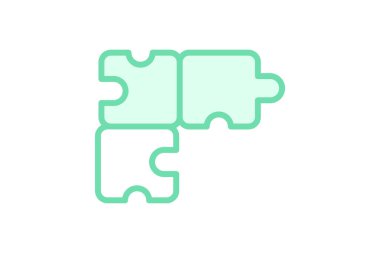 Yapboz, vektör, piksel mükemmel, illüstratör dosyası