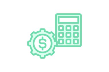 Maliyet Yönetimi, vektör, piksel mükemmel, illüstratör dosyası