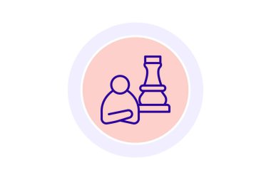 Liderlik Stratejisi, vektör, piksel mükemmel, illüstratör dosyası