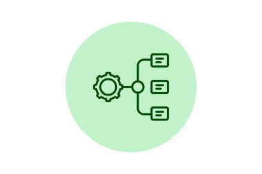 Çalışma akışı, vektör, piksel mükemmel, illüstratör dosyası