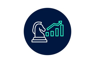 Büyüme İstatistikleri, vektör, piksel mükemmel, illüstratör dosyası