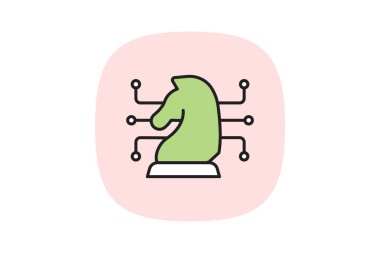 Dijital Strateji, vektör, piksel mükemmel, illüstratör dosyası