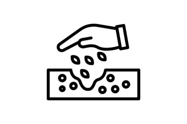 Tohum, vektör, piksel mükemmel, illüstratör dosyası