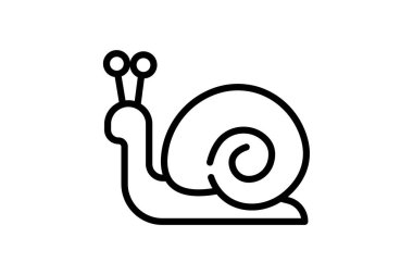 Salyangoz, vektör, piksel mükemmel, illüstratör dosyası