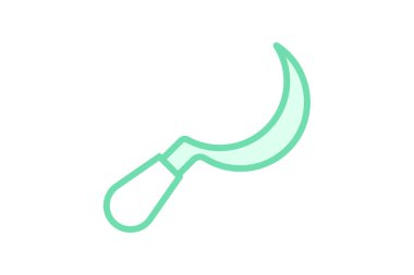 Orak Bıçak, vektör, piksel mükemmel, illüstratör dosyası