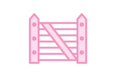 Çiftlik Kapısı, vektör, piksel mükemmel, illüstratör dosyası