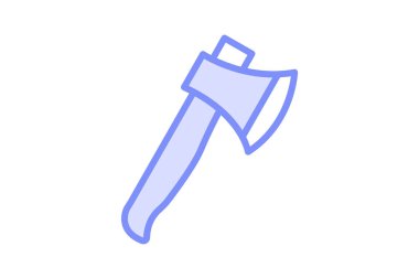 Axe, vektör, piksel mükemmel, illüstratör dosyası