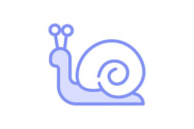 Salyangoz, vektör, piksel mükemmel, illüstratör dosyası