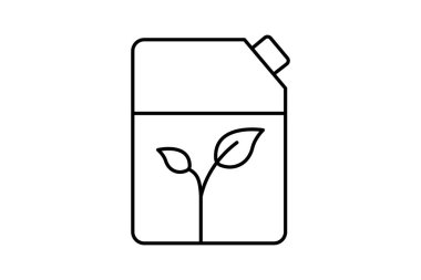 Biyoertilizer, vektör, piksel mükemmel, illüstratör dosyası