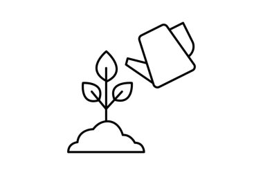 Sulama Bitkisi, vektör, piksel mükemmel, illüstratör dosyası