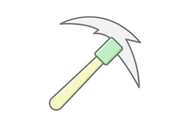 Tırpan, vektör, piksel mükemmel, çizer dosyası