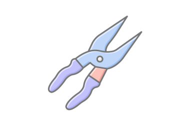 Kırpma Makası, vektör, piksel mükemmel, illüstratör dosyası