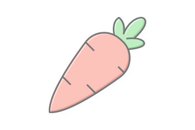 Havuç, vektör, piksel mükemmel, çizer dosyası