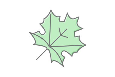 Maple Leaf, vektör, piksel mükemmel, illüstratör dosyası