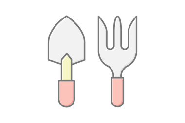 Bahçe araçları, vektör, piksel mükemmel, illüstratör dosyası