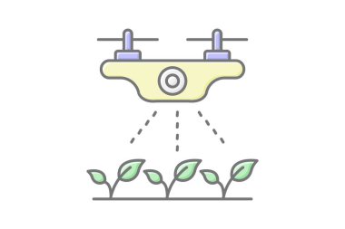 Drone Spreyi, vektör, piksel mükemmel, illüstratör dosyası