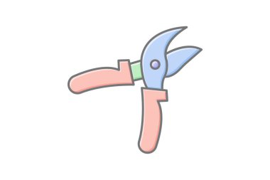 Üzüm bağı Pruner, vektör, piksel mükemmel, çizer dosyası