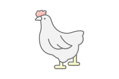 Kümes hayvanları, vektör, piksel mükemmel, çizer dosyası