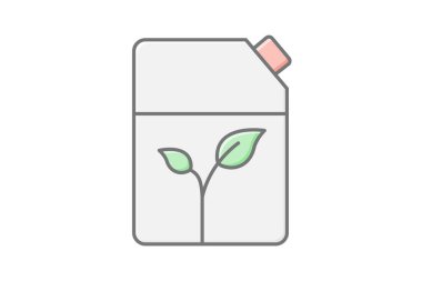 Biyoertilizer, vektör, piksel mükemmel, illüstratör dosyası