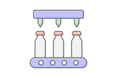 Süt Makinesi, vektör, piksel mükemmel, illüstratör dosyası