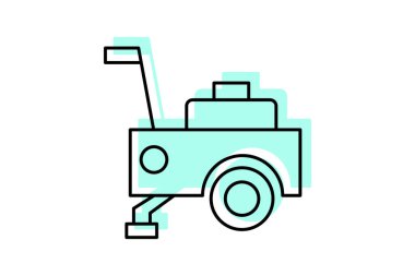 Toprak yetiştirici, vektör, piksel mükemmel, illüstratör dosyası