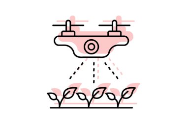 Drone Spreyi, vektör, piksel mükemmel, illüstratör dosyası