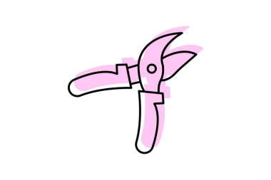 Üzüm bağı Pruner, vektör, piksel mükemmel, çizer dosyası