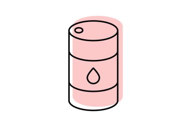 Namlu, vektör, piksel mükemmel, illüstratör dosyası