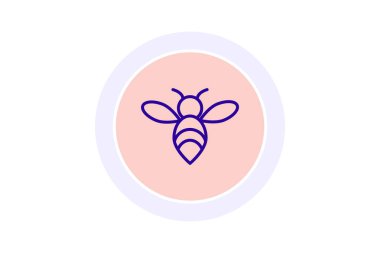 Arı, vektör, piksel mükemmel, çizer dosyası