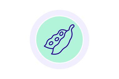 Soya fasulyesi, vektör, piksel mükemmel, çizer dosyası