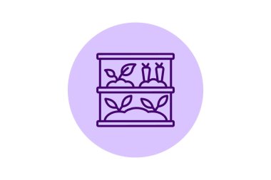 Dikey tarım, vektör, piksel mükemmel, illüstratör dosyası