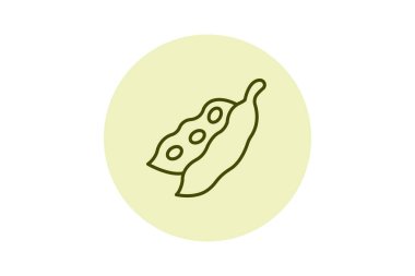 Soya fasulyesi, vektör, piksel mükemmel, çizer dosyası