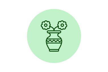 Vazo Ağacı, vektör, piksel mükemmel, illüstratör dosyası