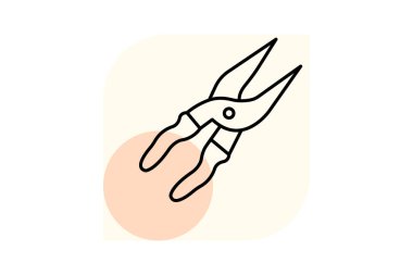 Kırpma Makası, vektör, piksel mükemmel, illüstratör dosyası