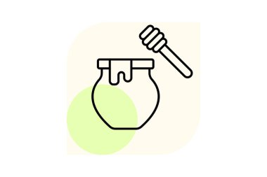 Bal, vektör, piksel mükemmel, çizer dosyası