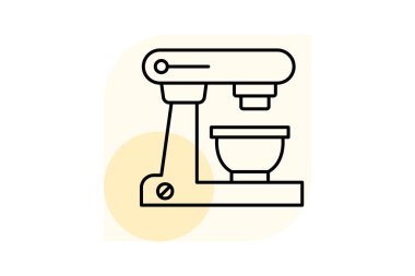 Kaynak Karıştırıcı, vektör, piksel mükemmel, illüstratör dosyası