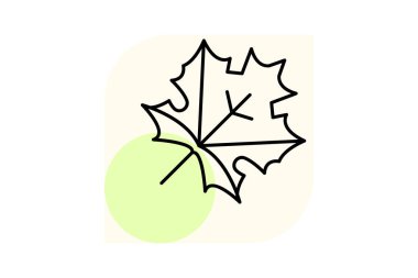 Maple Leaf, vektör, piksel mükemmel, illüstratör dosyası