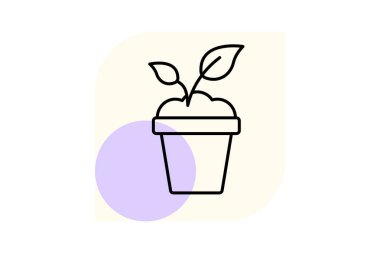 Bitki, vektör, piksel mükemmel, illüstratör dosyası