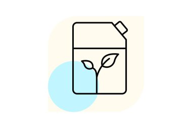 Biyoertilizer, vektör, piksel mükemmel, illüstratör dosyası