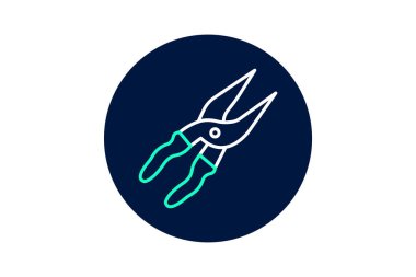 Kırpma Makası, vektör, piksel mükemmel, illüstratör dosyası